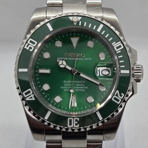Seiko Green Submariner Watch